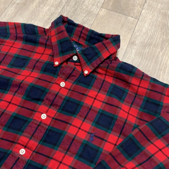 Mens Polo Ralph Lauren Flannel Shirt - Picture 2 of 4